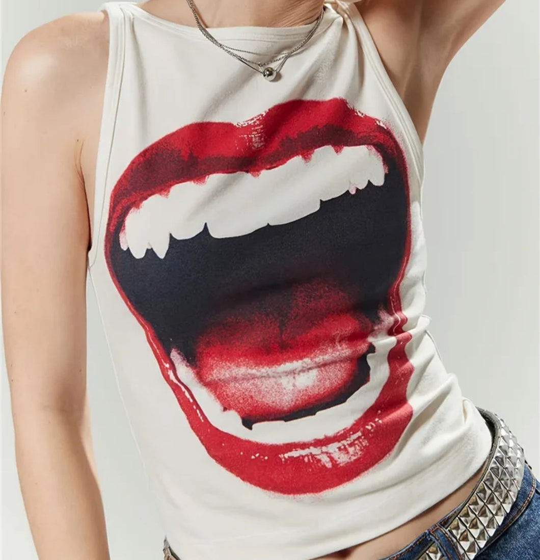 Red lip stick top