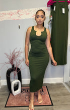 Load image into Gallery viewer, OLIVE DRESS
